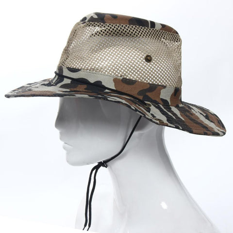 Mesh Sunshade Fishing Hat