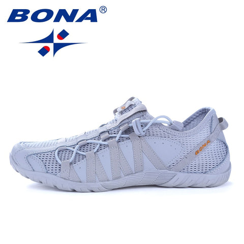 BONA Men's Running Shoes With Lace
