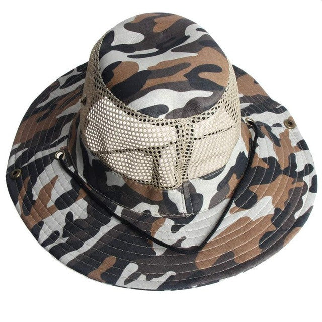 Mesh Sunshade Fishing Hat