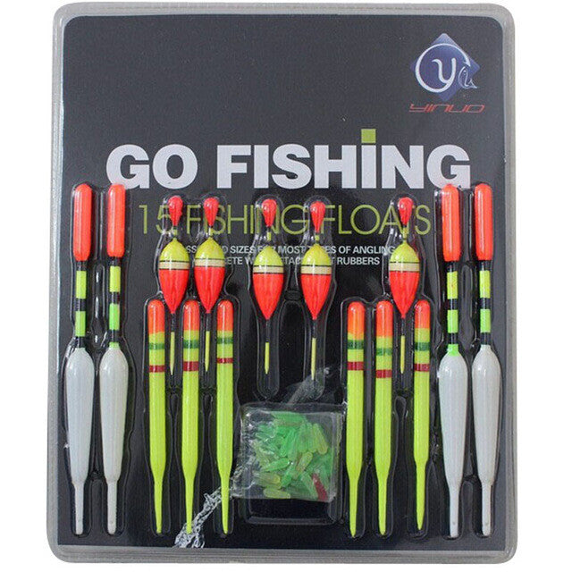 15pcs Assorted Sizes Lot of Fishing Lures