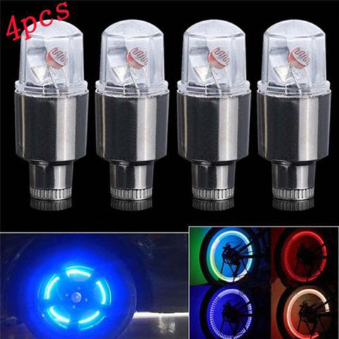 4pcs Waterproof MTB Bicycle LED Wheel Light