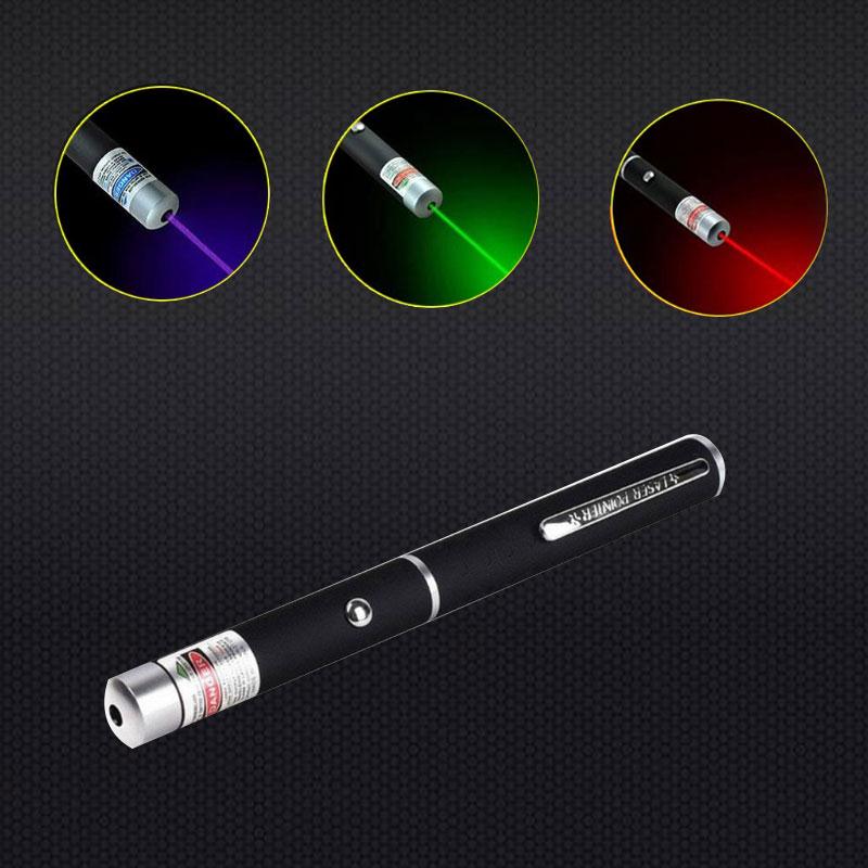 1Pcs 5MW 650nm Red /Blue /Green Violet Laser Pen