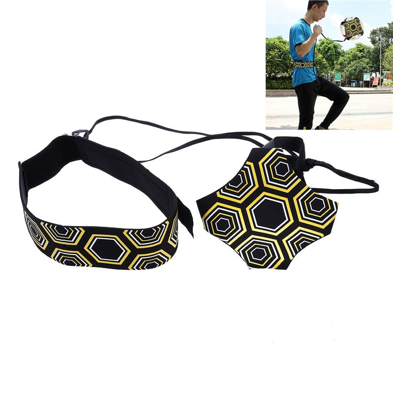 Soccer Football Kick Throw Trainer Solo Practice Training Aid Control Skills Adjustable Waist Belt