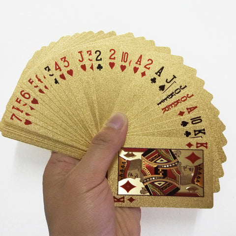 24K Gold Playing Cards