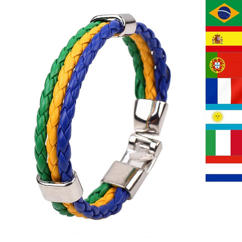 Wristband With Flag Colors